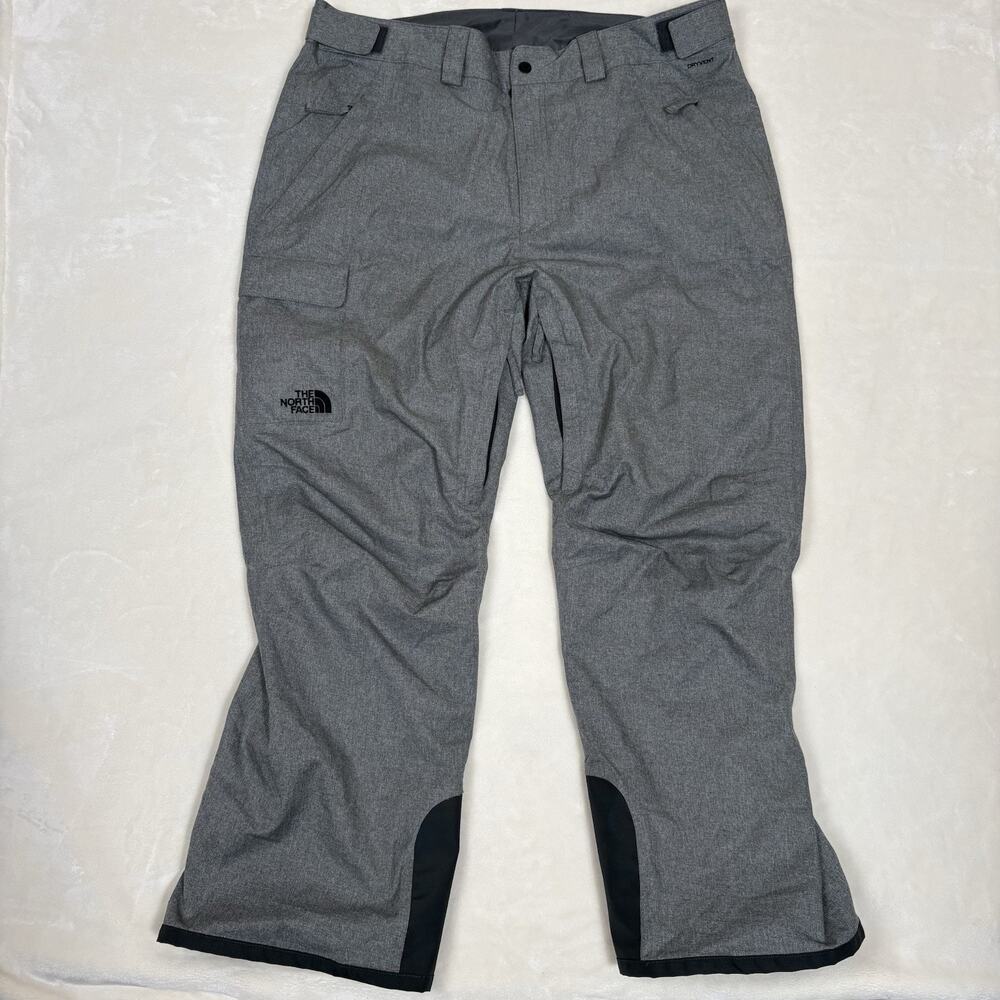 The North Face Mens DryVent Ski Snow Pants Mens XL Short Gray Waterproof XL